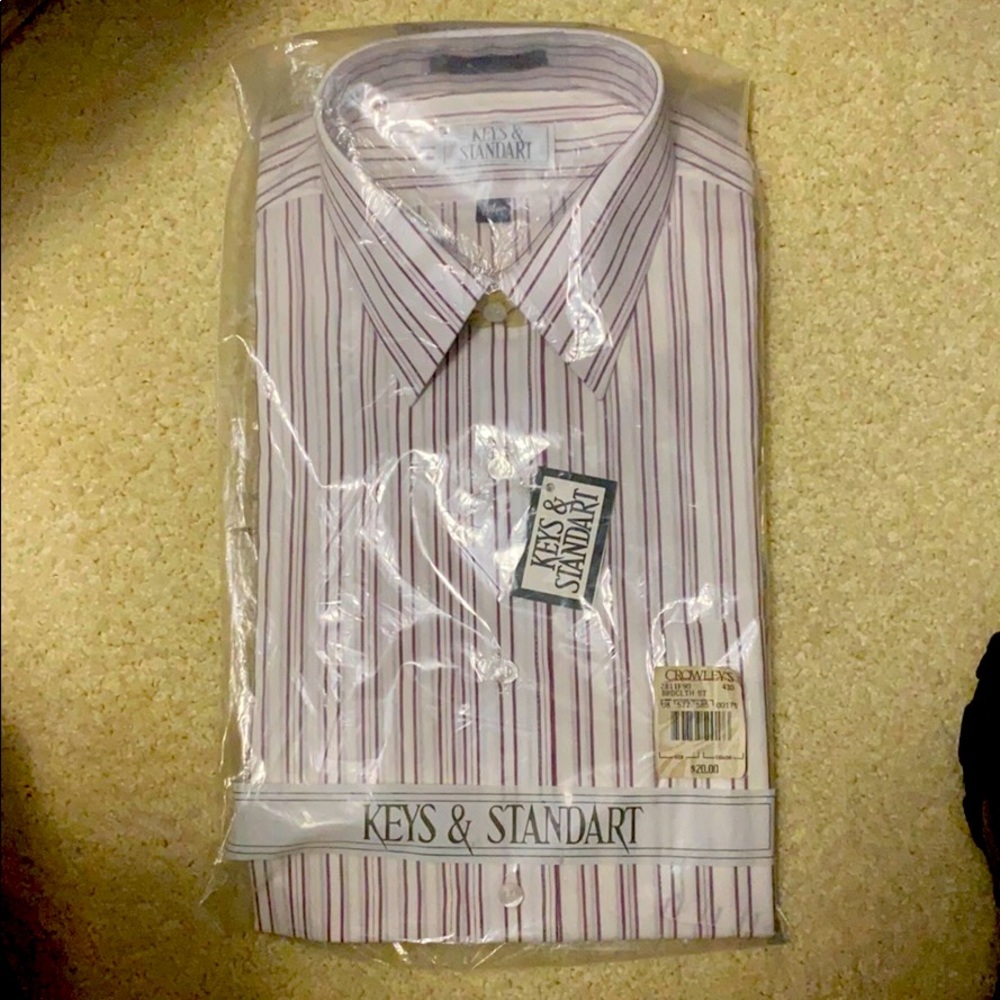 New Vintage Keys & Stewart Men’s Dress Shirt